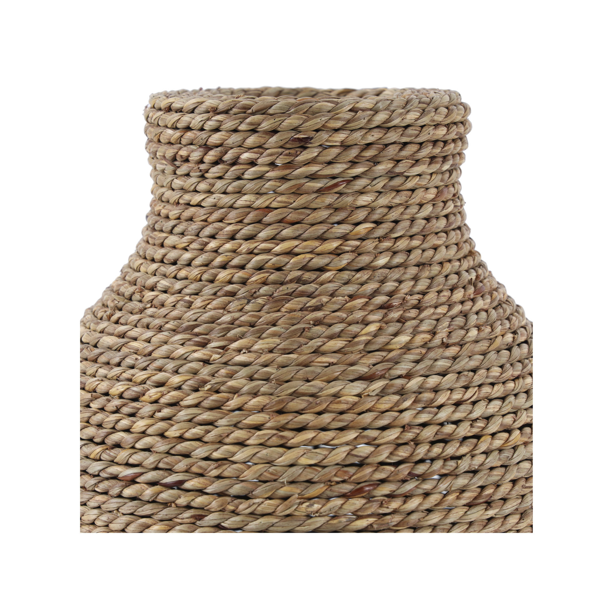 Fez Handmade Seagrass Table Vase, 15.85" H x 8.45" W x 8.4" D