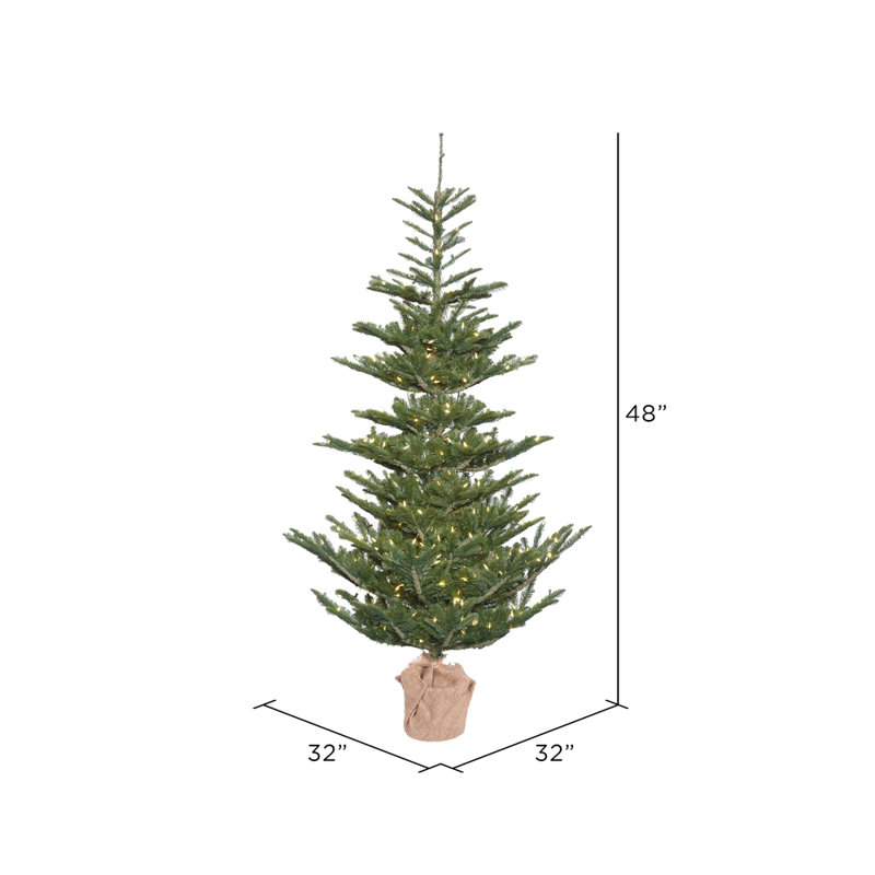 Alberta Spruce Artificial Christmas Tree, 4' H