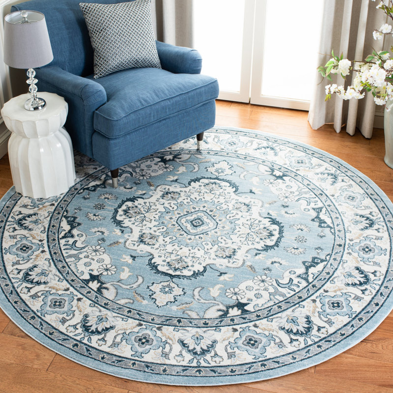 Aayansh Performance Oriental Rug, Round 6'7"