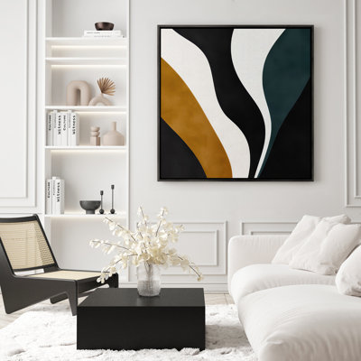 Framed Wall Art Abstract Vintage Antique Classic for Bedroom