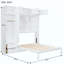 Lit escamotable mural avec armoire supérieure, tablettes et garde-robe, lit pliable peu encombrant-569745785