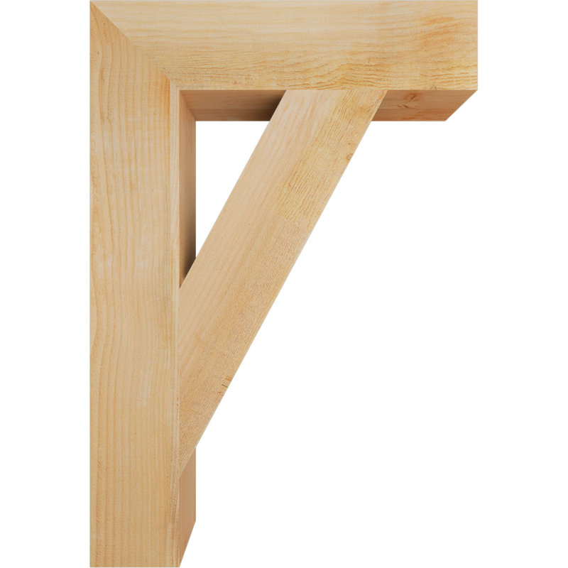 Support de bloc traditionnel, H 38 po x l 6 po x P 26 po, Douglas (sciage brut)