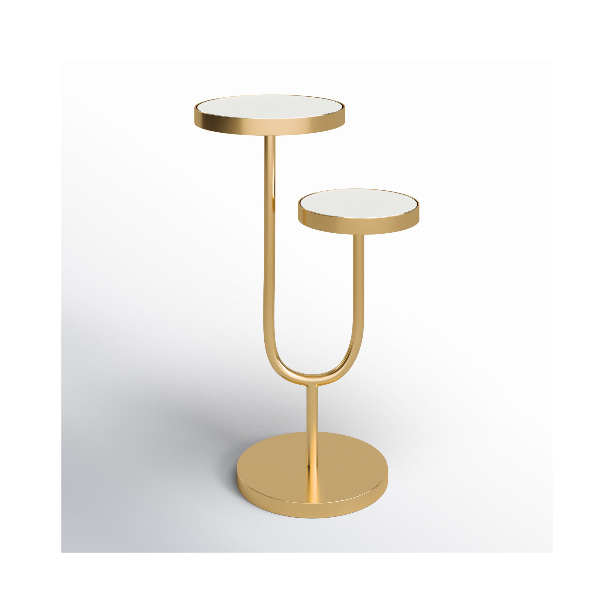 Ericson End Table, Gold