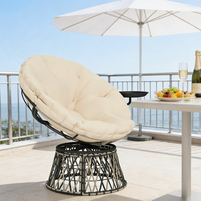 Fauteuil circulaire, fauteuil pivotant Papasan