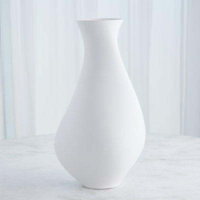 Serenity Vase-Matte White