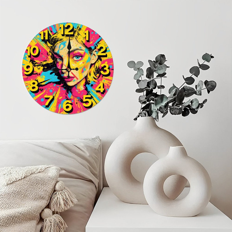 horloge à éclaboussures