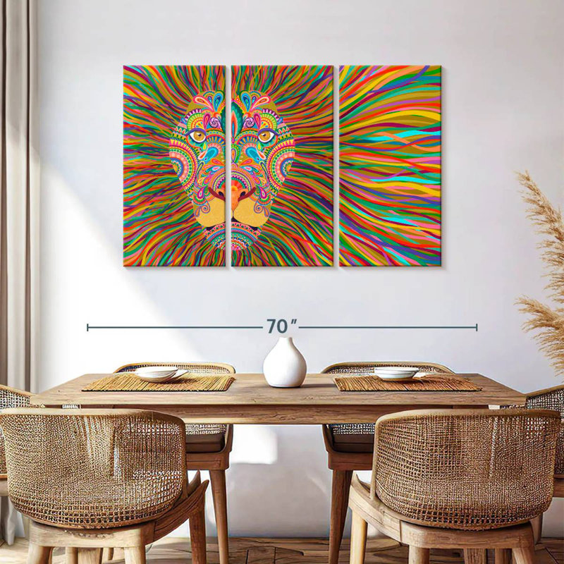 Brampt The King Lion, 36" H x 57" W