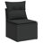  Garden Sofa Set Black
