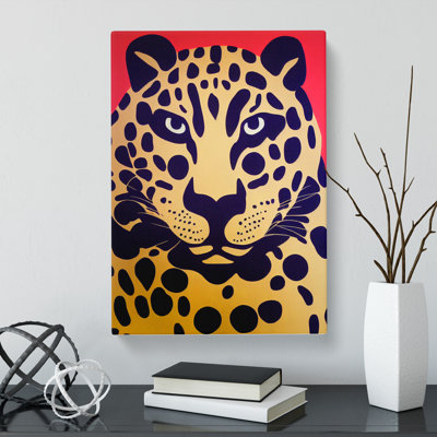 Leopard Contemporary - Wrapped Canvas