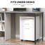 Rangement mobile avec classeur en bois-190200484