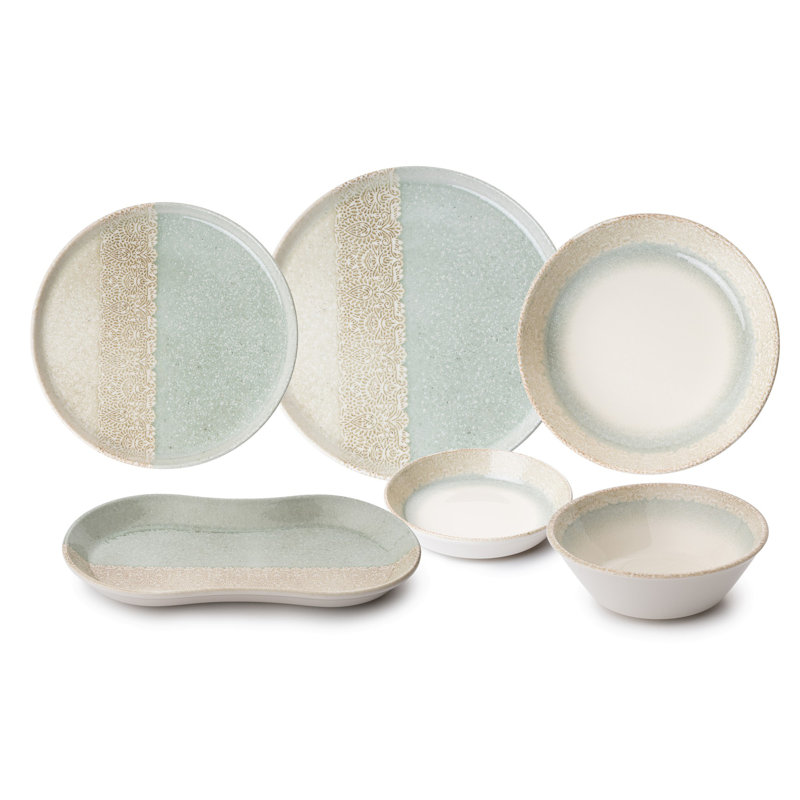 Duvivier Piece Dinnerware Set - Service for 6