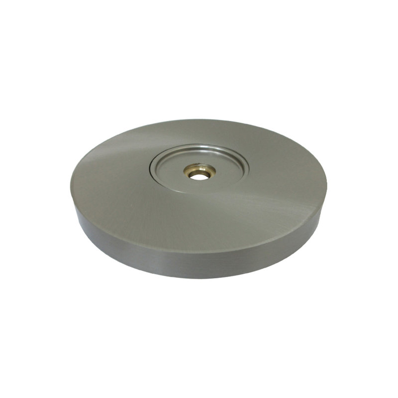 Bride de barre d'appui en laiton 1-1 / 4 po Kingston, Nickel brossé