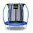 Machrus Moxie Pumpkin-Shaped Outdoor Trampoline Set w/ Premium Top-Ring Frame Safety Enclosure, 6 FT-53226736