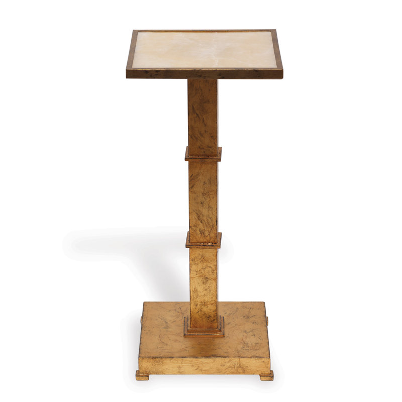 Blake Marble End Table, Gold