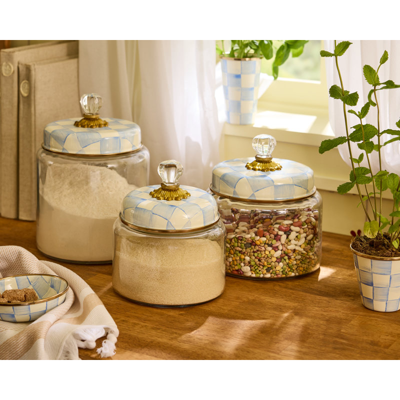 Sky Check Herb Pots