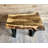 Rustic Live Edge Maple Side Table Handcrafted with Solid Maple Wood