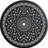 3 Cast Aluminum Outdoor Dining Setup. 2 Swivel Chairs & 35.43" Round Table. Black Frame. Elegant Patterns, , Comfortable , Cushions Included All-Weather Arrangement. Table In Black. Stylish Design,-1336293754