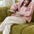98.5" Contemporary style linen sofa with soft arm pillows for Living Room-110376679