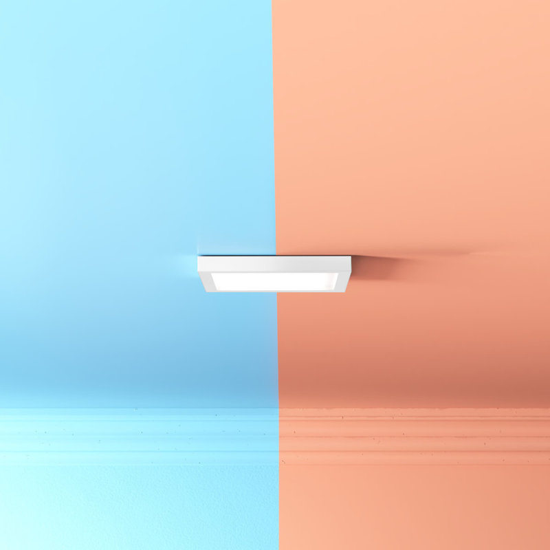 Wicksham LED Flush Mount, White