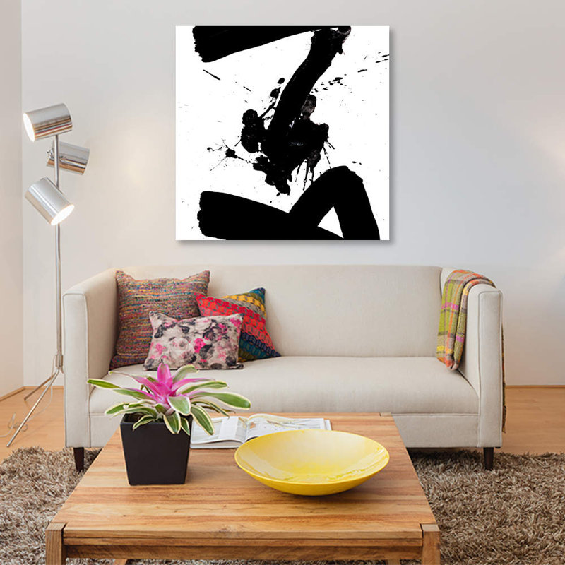 « toile tache iv », impression sur toile, H 12 po x l 12 po x P 0,75 po