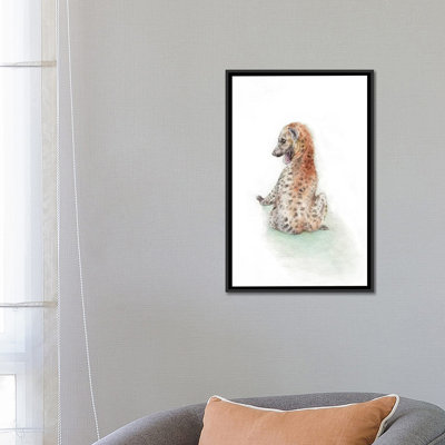 « ludique hyena », reproduction sur toile tendue