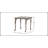 Kalil 18.00'' L x 18.00'' W Outdoor Table, Cast aluminum and weathered copper finish, scroll pattern