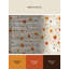 Tapis abstrait moderne et contemporain lavable à la machine Myrtlewood Halloween - reliure beige-1510629532