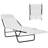 Shelly Folding Chaise Lounge Pool Chairs, Outdoor Sun Tanning Chairs with Pillow, Reclining Back, Steel Frame & Breathable Mesh for Beach, Yard, Patio-1584305693-1563016133