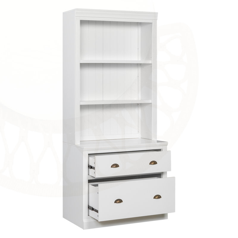 Chavis moderne avec 2 tiroirs et 3 tablettes ouvertes