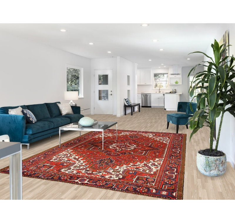 Geometric Traditional Area Rug 7x10