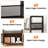 Kennethia Storage Bookcase-1611074738