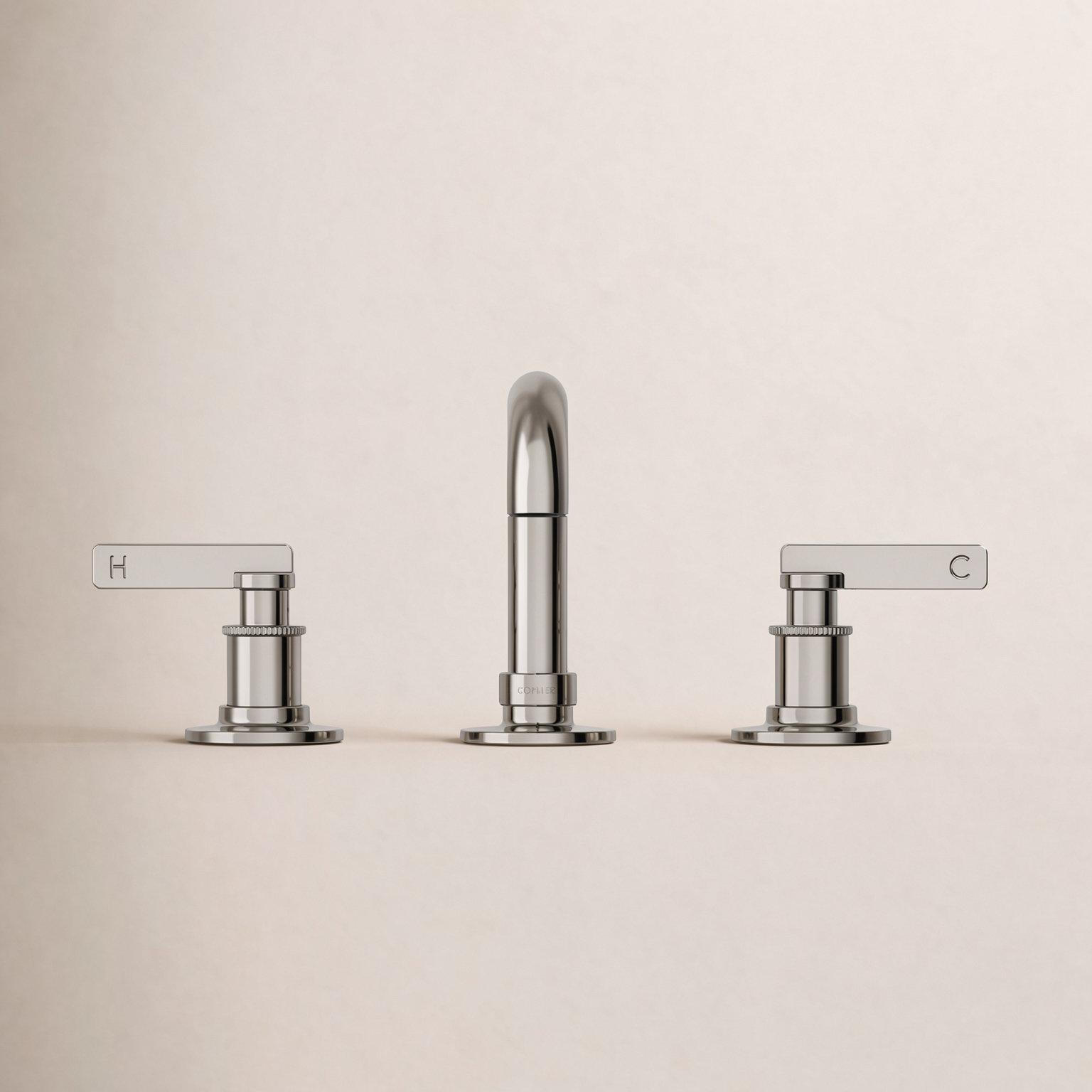 Castia Widespread Bathroom Sink Faucet, Vibrant Polished Nickel