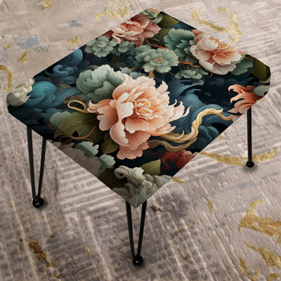 Dragon Symbolism - Japanese Rectangle Ottoman