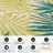 Rectangle Traci Floral Green/Blue/Ivory Indoor & Outdoor Plastic Straw Area Rug-1686044054
