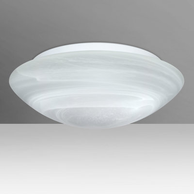 Marble 1 -Bulb Outdoor Flush Mount