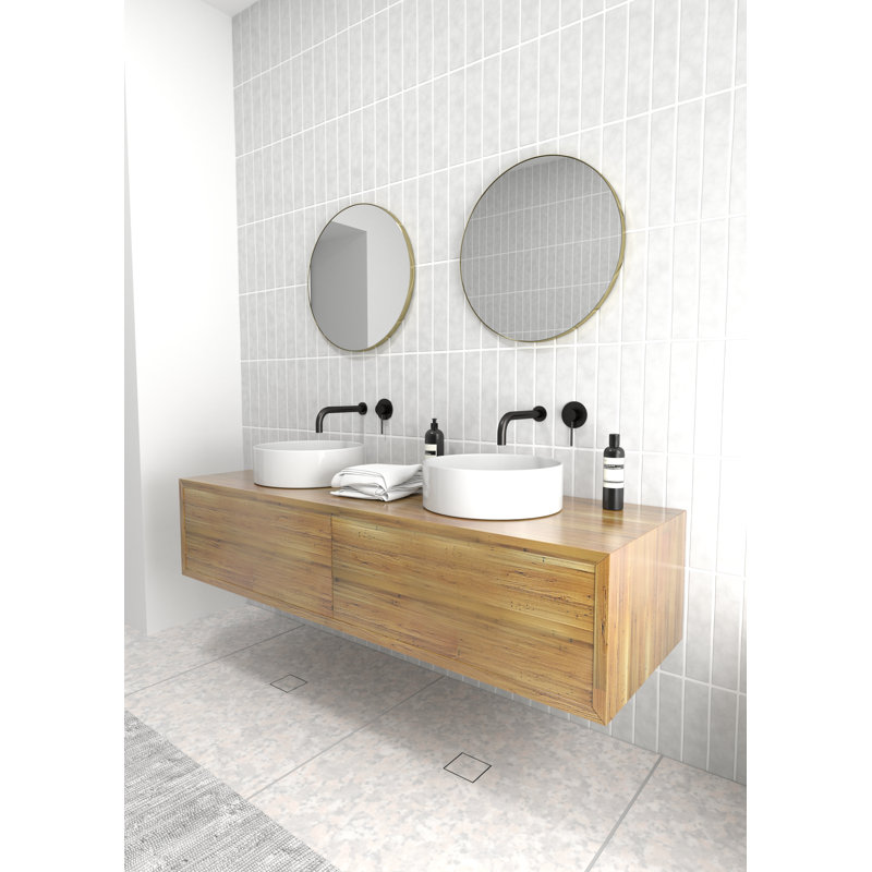 Modern & Contemporary Bathroom/Vanity Mirror, Satin Brass