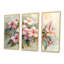 Ensemble de salon Tidiane - Plumeria Wall Art-107196016-107196019
