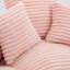 Pouf individuel avec 3 coussins, accoudoirs et housse en velours côtelé-772740418-772740422