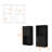 Wenge 2 Bathroom Medicine Cabinets With Open Shelf-1075891422