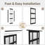 Portes de placard coulissantes 60 po x 80 po en vinyle 3 pièces-107732073-105271162