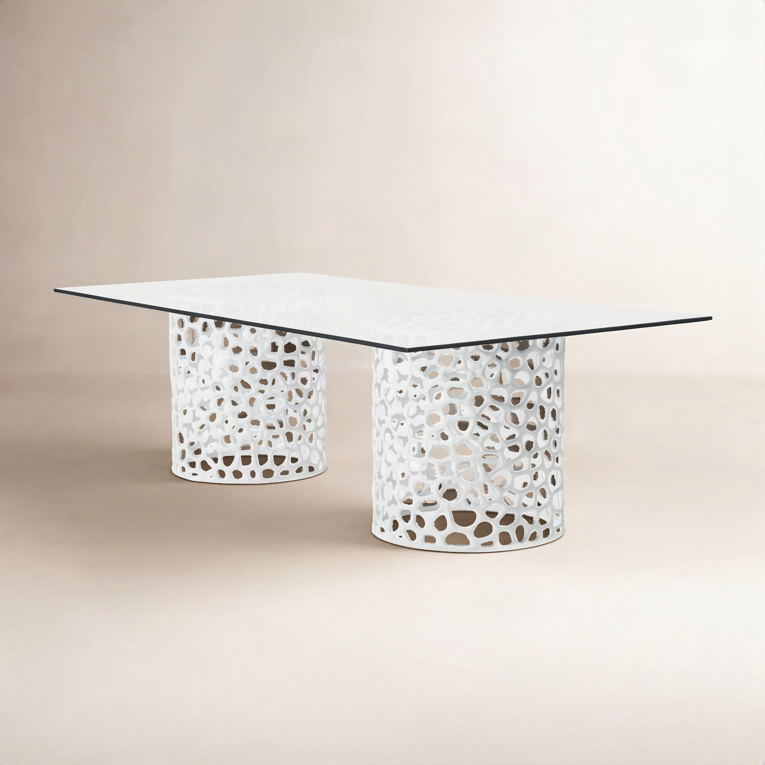 Westhampton 100'' Dining Table, White