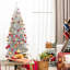 Arbre de Noël illuminé pin artificiel-2021037187
