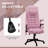 Polyester Blend Executive Chair with Headrest-124745834