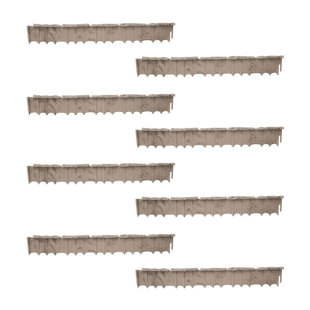 3.75'' H x 35'' W Resin Lawn Edging (Ensemble de 8)