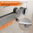 60"W x 66"H Sliding Shower Door, 3/8”(10mm) Tempered Glass, Stainless Steel Track, Smooth Glide with Buffer, Adjustable 4” Range, Left/Right Installation-119702978