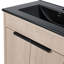 Meuble-lavabo autoportant de 24 pouces avec lavabo en céramique et deux portes d'armoire à fermeture en douceur, parfait pour les espaces modernes et compacts.-2141619265-2141619267-2141619270