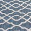 Tapis intérieur / extérieur bleu marine / ivoire à tissage plat Mccampbell-932442875