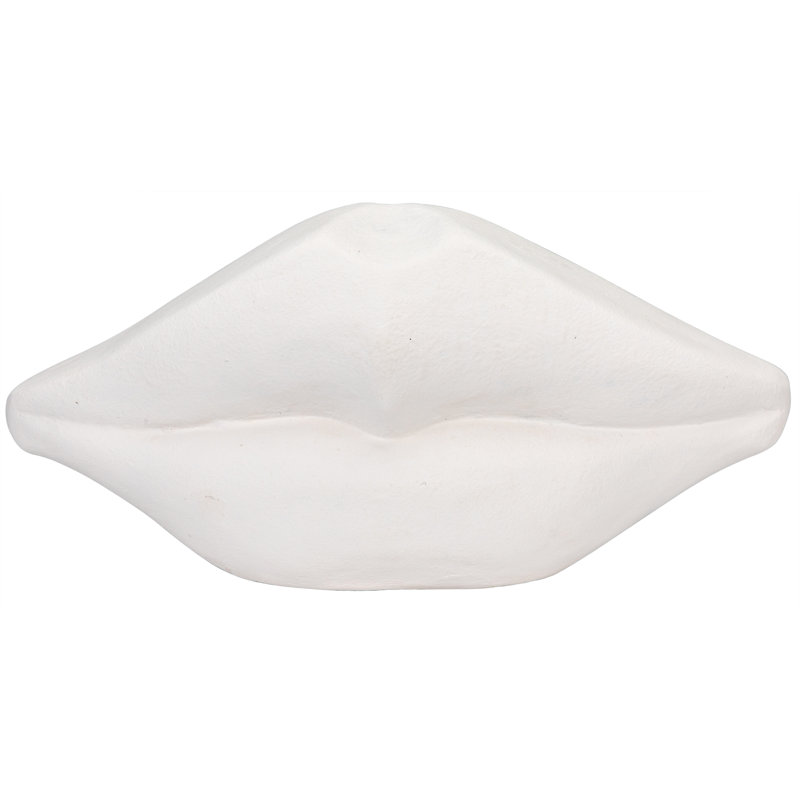 Handmade Concrete Figurine / Sculpture Decorative Object, White