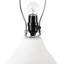 Lampe de table en céramique blanche voir ci-dessous