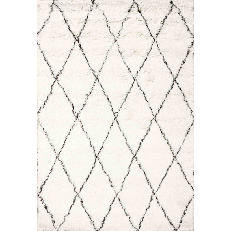 Marrakech Hand Made Ivory Area Rug, Rectangle 3' x 5'